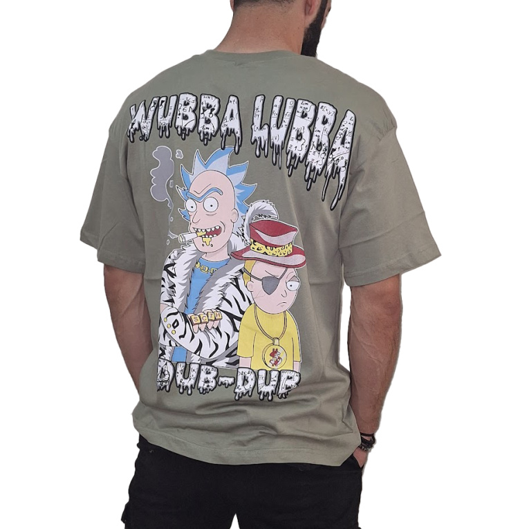 T-shirt με Στάμπα "Wubba Lubba" 1011
