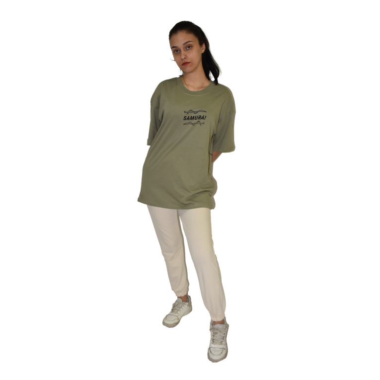 Γυναικεία Μπλούζα T-shirt με Στάμπα "Samurai"
