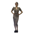 Φόρεμα Animal Print Κοντομάνικο σε Διάφορα Σχέδια